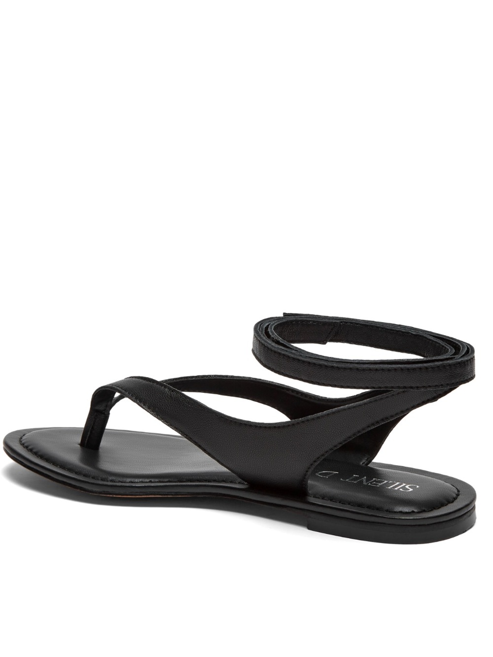 **NWT** Silent D Alicia Tie-Up Thong Sandals - Black - Size EU 41 - Picture 5 of 9